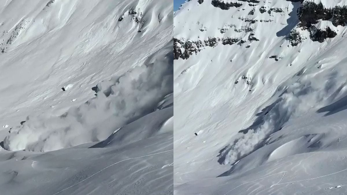 Una lengua de nieve barrió el filo del Chapelco y dos esquiadores se salvaron por muy poco