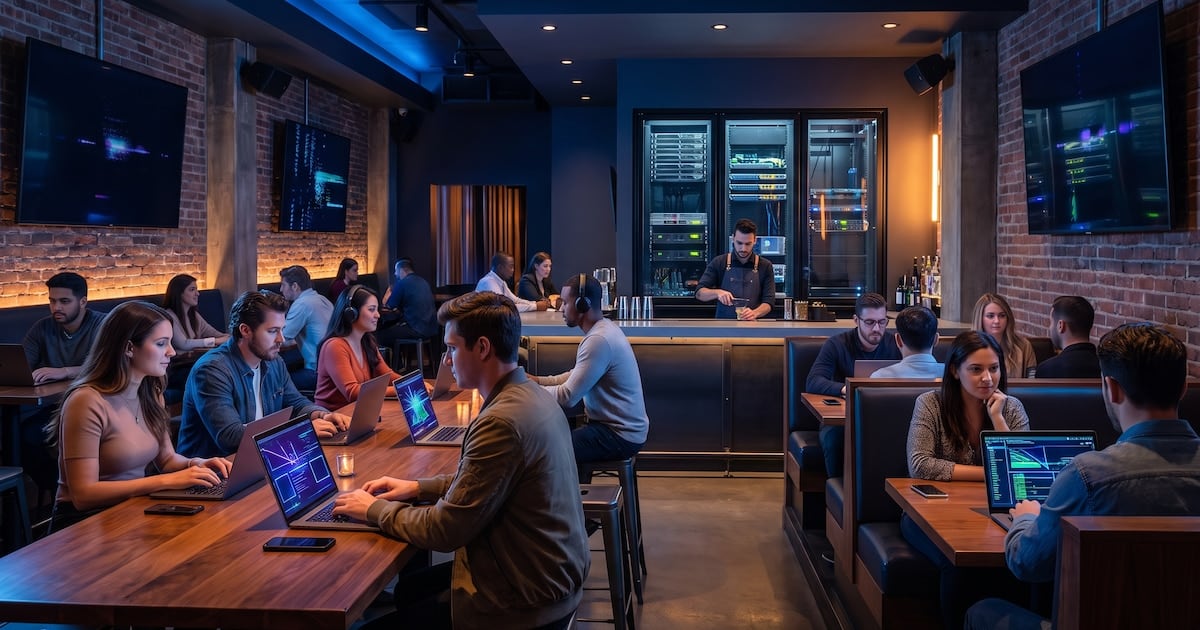 Bares con inteligencia artificial: cuando el café paga la cuenta del servidor