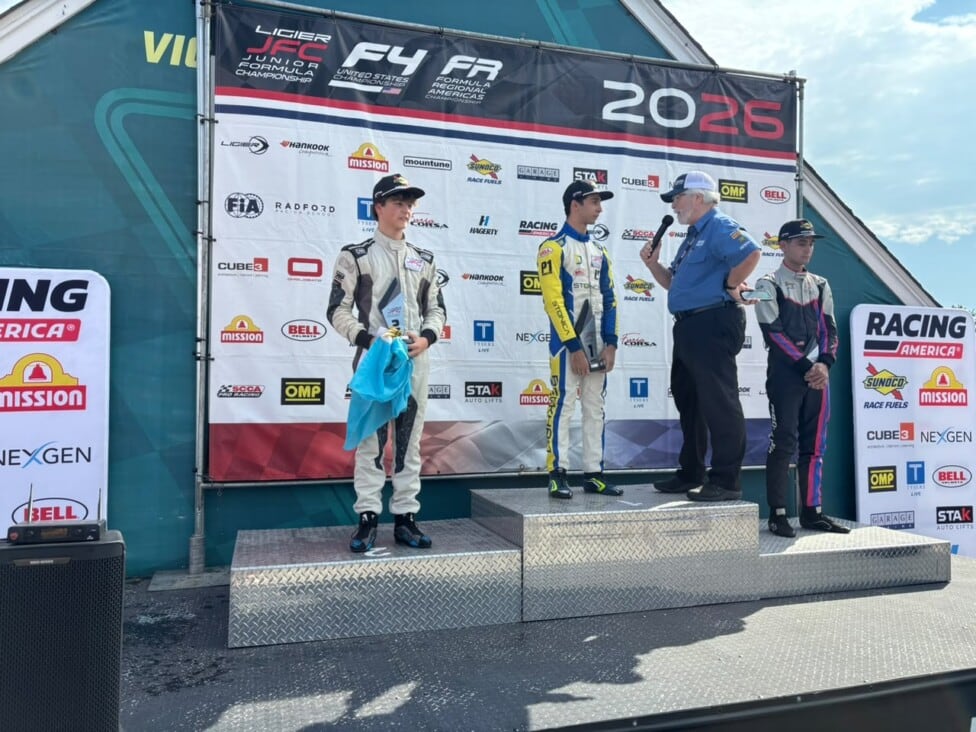 Bainotti se sacó las ganas en Virginia: dos podios y el título Rookie en el bolsillo