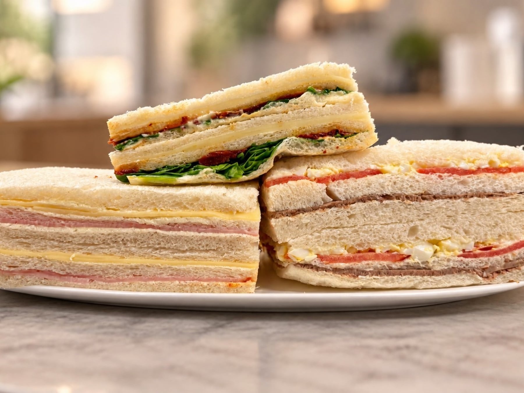 Cuesta más, pero no siempre es más grande: así se reparten los sándwiches de miga entre las confiterías de Buenos Aires