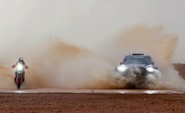 Cavigliasso y Pertegarini se mandan a la primera y hay 18 argentinos dándolo todo en Marruecos