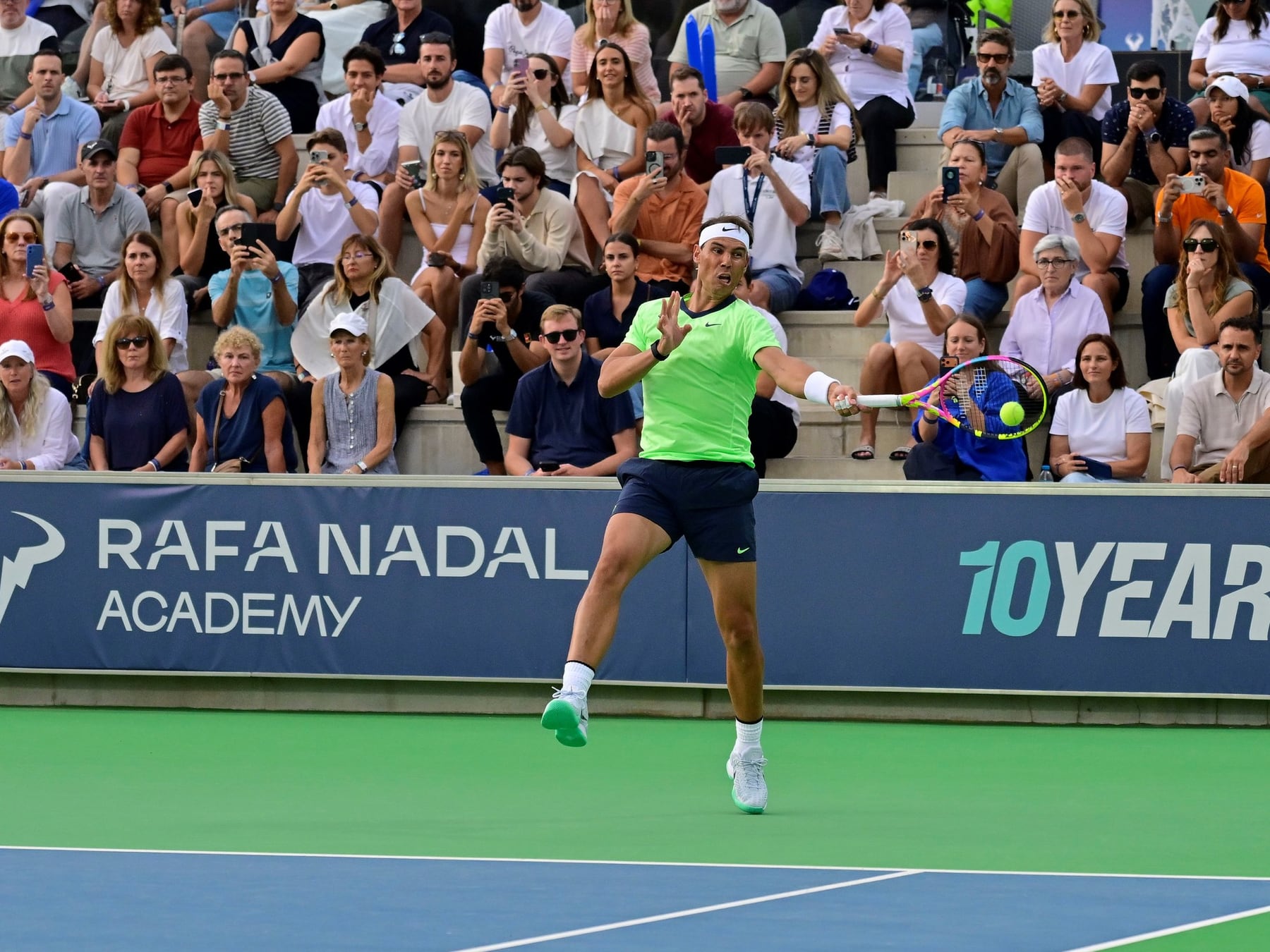 Nadal reapareció en Manacor, ganó con Moyá y se rió de sí mismo: lo mejor que podía pasarle