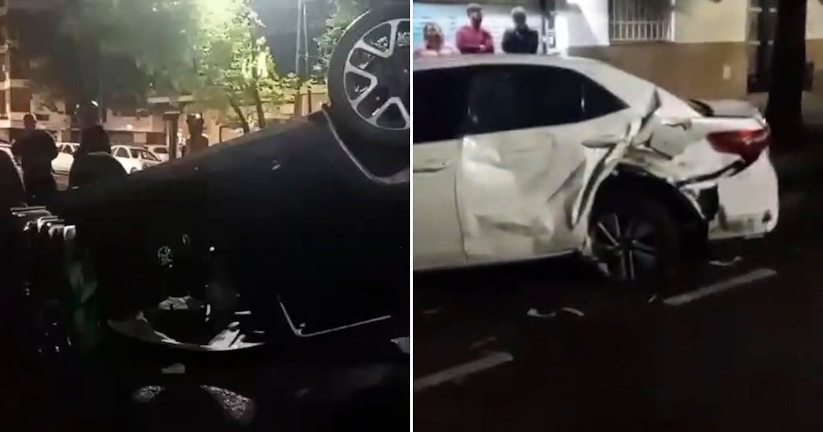 Volcó alcoholizada en Alberdi y dejó cinco heridos: la conductora quedó detenida con 1,79 g/l