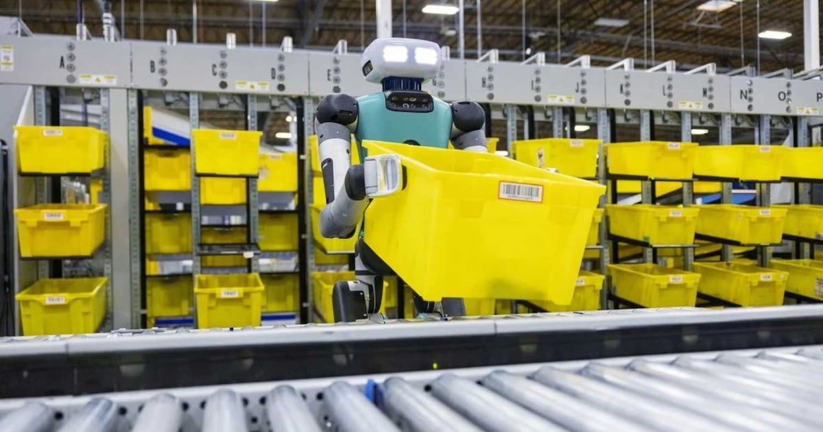 Amazon ya tiene un millón de robots trabajando en sus depósitos y, según el Senado de EE.UU., allí se accidentan más los empleados