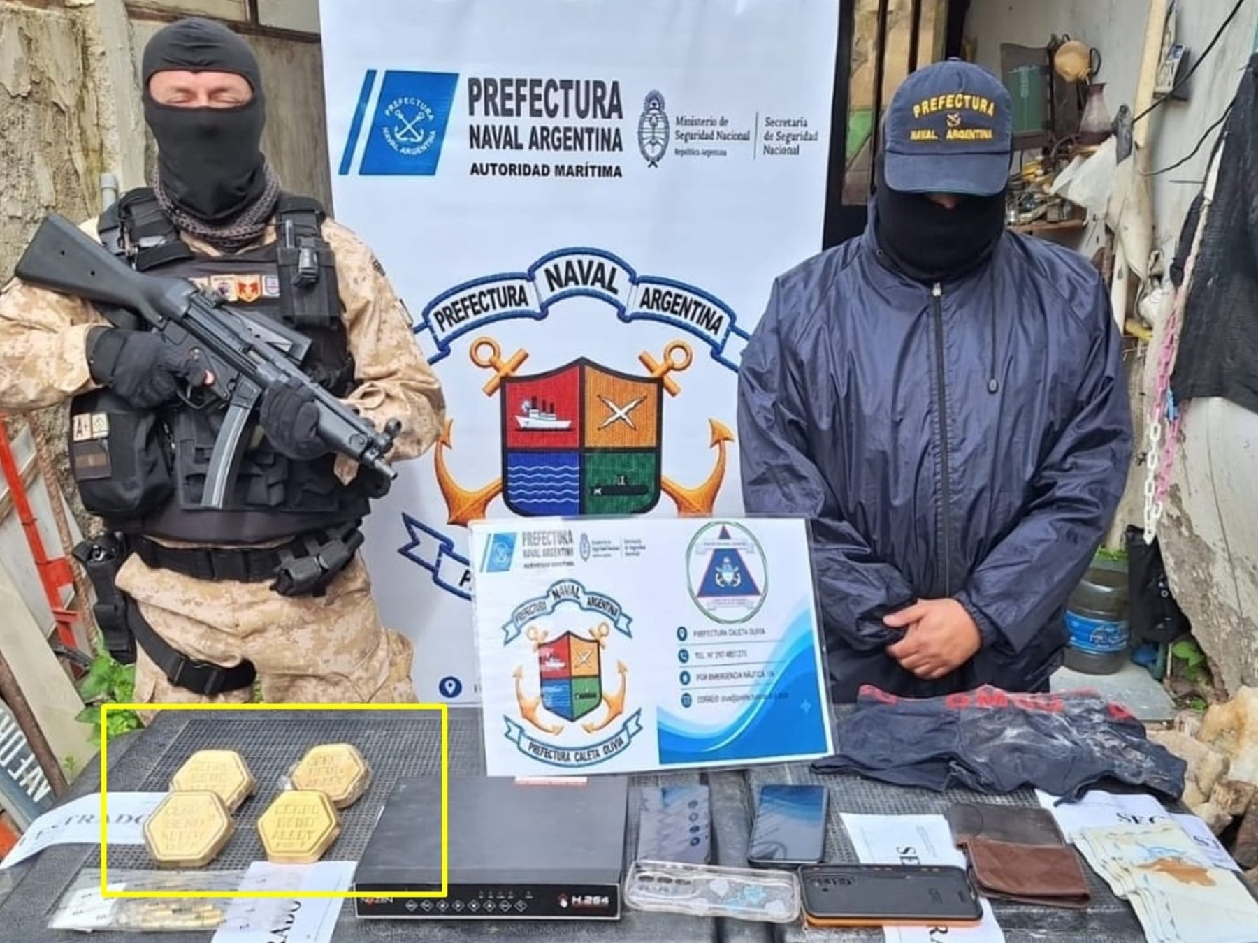Caleta Olivia: lo que parecía un lingote de oro resultó ser una aleación usada en radioterapia