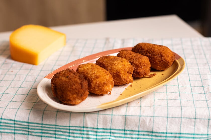 Croquetas de calabaza y queso sin bechamel: una masa compacta que se reboza dos veces