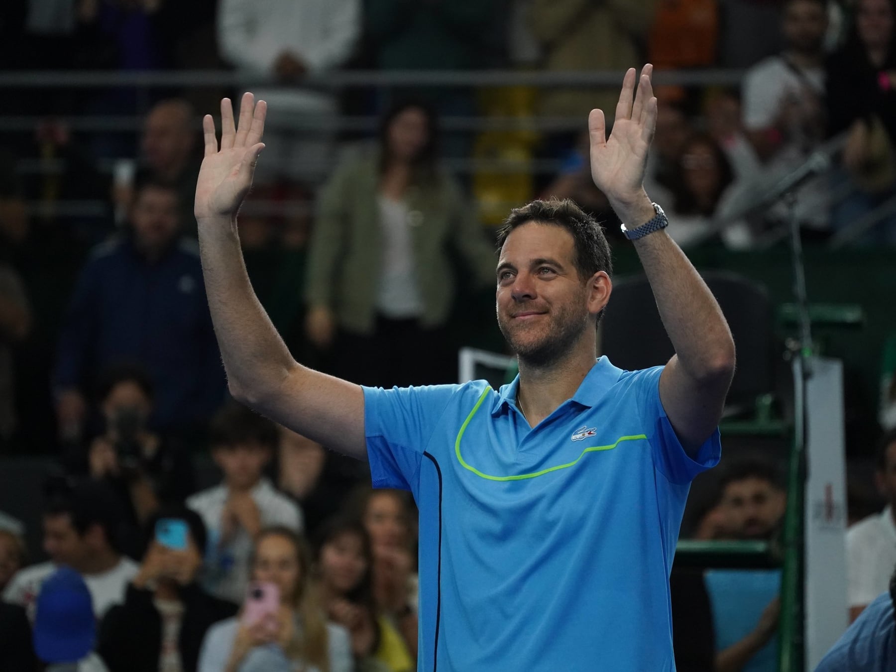 Del Potro vuelve a la puerta de la gloria y el voto popular juega a favor